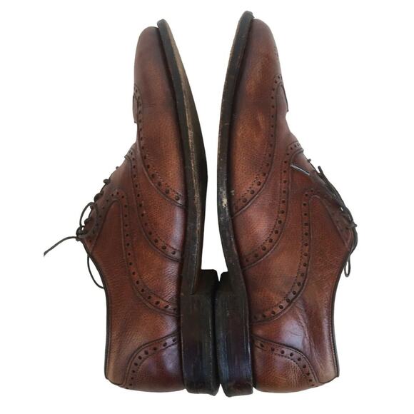 Allen Edmonds Shoes Mens 8.5 Leather McClain Oxford Wing Top Dress Brown main image 14